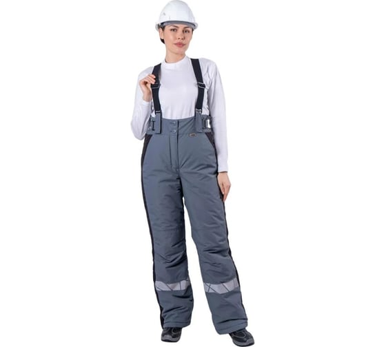 Брюки Iform ХАЙ-ТЕК SAFETY зимние, серый-черный, женские (120-124, 182-188) Брю 231/120/182 1