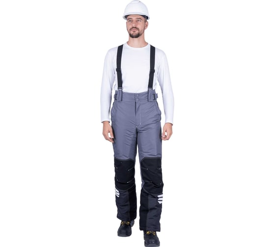 Брюки iForm ЭДВАНС зимние, серый-т.серый-черный (136-140, 182-188), шт, Брю 212/136/182 1