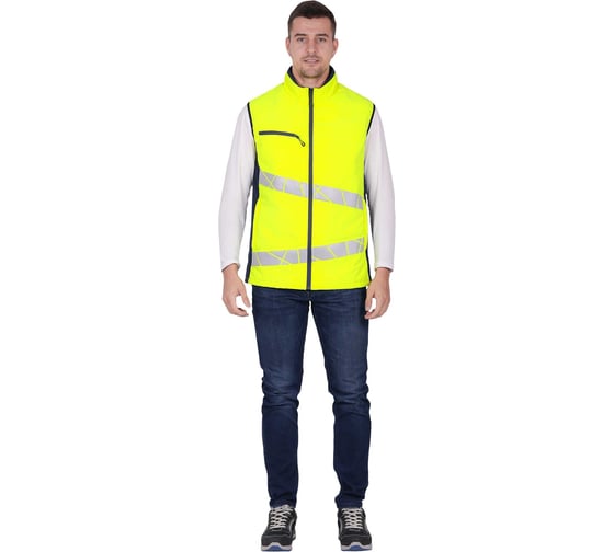 Жилет мужской утепленный Iform ACTIVE, флуоресцентный желтый-синий (88-92, 158-164) Жил 005/88/158 1