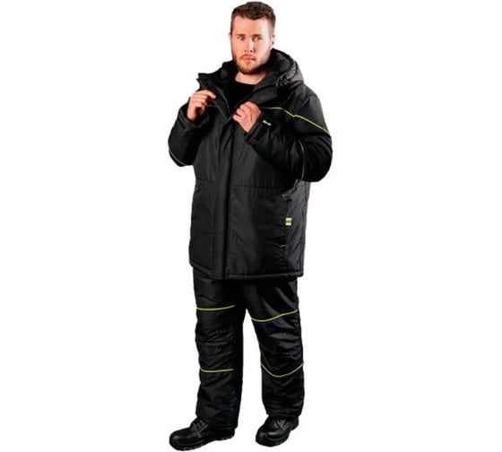 Костюм FORT Карелия утепленный (к+п/к)(черный) р. 52-54/170-176 00-50146065 1