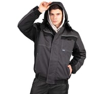 Куртка ООО ГУП Бисер Зенит утепленный серый/черный /белый 96-100/182-188 4660391466197