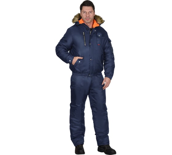 Куртка СИРИУС АЛЯСКА-Р мужская укороченная темно-синяя р. 88-92/182-188 149888-р 1