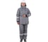 Костюм ГК Спецобъединение ГАЛАКТИКА зимний, серый-бирюза, женский (136-140, 158-164), компл, Кос 487/136/158 2