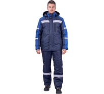 Костюм ГК Спецобъединение РОУД зимний, т/синий-василек (136-140, 182-188), компл, Кос 920/136/182