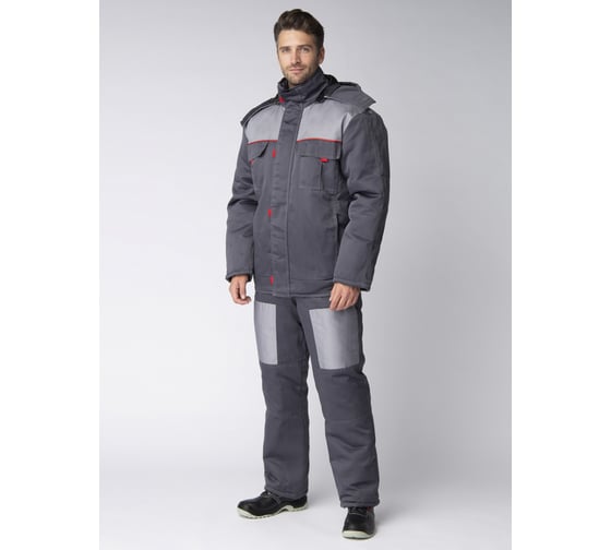Зимний костюм Факел Фаворит-2 темно-серый/светло-серый, р. 68-70; 170-176 87479247.013 1