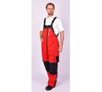 Полукомбинезон утепленный АНТЕКС Имидж красный/черный р. 48-50/182-188 ЕР-00001364