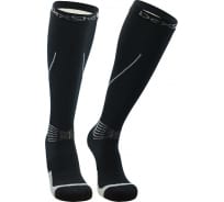 Водонепроницаемые носки DexShell Mudder XL/47-49, черные с серыми полосками DS635GRYXL