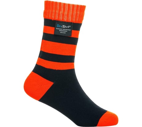Водонепроницаемые детские носки DexShell Waterproof Children Socks, размер L, 20-22 см, оранжевые DS546TRL