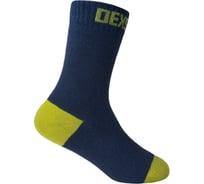 Водонепроницаемые детские носки DexShell Ultra Thin Children Socks, рамер M, черный/желтый DS543NLM