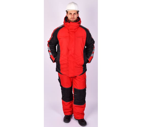 Куртка утепленная Антекс Имидж красный/черный р. 44-46/170-176 ЕР-00001328 1