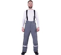 Брюки Iform ХАЙ-ТЕК SAFETY зимние, серый-черный, 96-100, 194-200 Брю 217/96/194