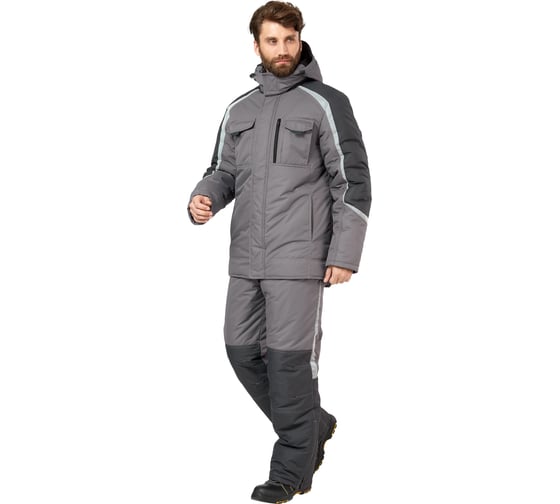 Костюм Эксперт Спецодежда Филигир серый/ т.серый зимний р. 68-70, рост 170-176 6446000157582 1