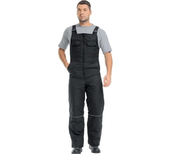 Полукомбинезон ГК Спецобъединение ДИКСОН зимний, черный (104-108, 158-164), шт, Пком 530/104/158 1