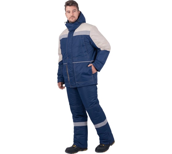 Костюм ГК Спецобъединение ЕНИСЕЙ зимний, синий-бежевый (136-140, 182-188), компл, Кос 1100/136/182 1