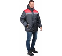 Куртка ГК Спецобъединение РАЙТ зимняя, т/серый-красный (104-108, 194-200), шт, Кур 317/104/194