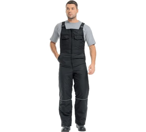 Полукомбинезон ГК Спецобъединение ДИКСОН зимний, черный (144-148, 182-188), шт, Пком 530/144/182 1