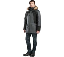 Куртка ГК Спецобъединение СКАНДИНАВИЯ ЛЮКС зимняя, серый-черный (112-116, 194-200), шт, Кур 316/112/194