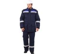 Костюм ГК Спецобъединение АНТИСТАТ зимний, т/синий-василек (136-140, 182-188) Кос 685/136/182