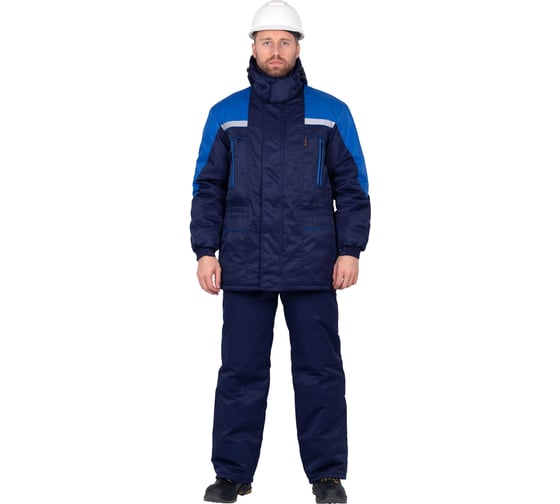 Костюм ГК Спецобъединение СПЕЦ зимний, т/синий-василек (152-156, 182-188) Кос 611/152/182