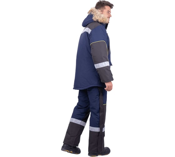 Костюм ГК Спецобъединение УРАГАН-УЛЬТРА зимний, т/синий-черный (136-140, 182-188) Кос 681/136/182 1