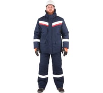 Костюм зимний СИБИРЬ ГК Спецобъединение темно-синий/красный (144-148, 194-200), компл, Кос 912/144/194