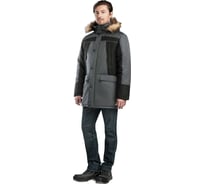 Куртка зимняя ГК Спецобъединение СКАНДИНАВИЯ ЛЮКС серый-черный (136-140, 194-200), шт, Кур 316/136/194