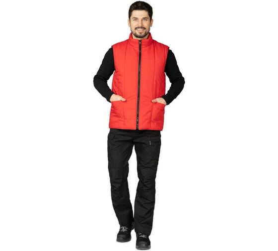 Жилет утепленный Прабо Инсар, красный 88-92 (44) 75251