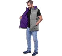 Жилет универсальный Эксперт Спецодежда серый/фиолето р. 60-62, рост 170-176 6446000386678