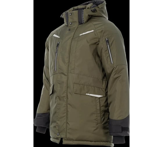 Зимняя куртка-парка Brodeks KW215, хаки, XL KW215KHAKXL