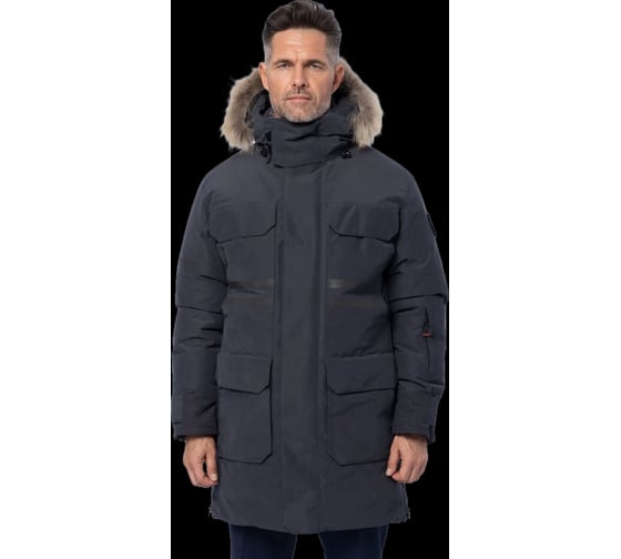 Зимняя пуховая куртка-парка Brodeks Premium KW 233, темно-серый,M KW233GREYM