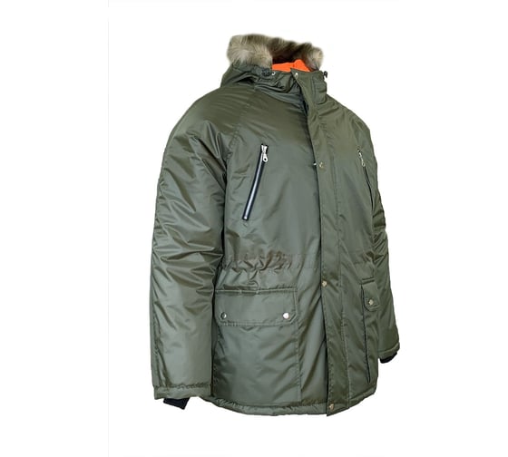 Куртка Спрут Аляска длинная, хаки, р. (44-46) 88-92/170-176 130224