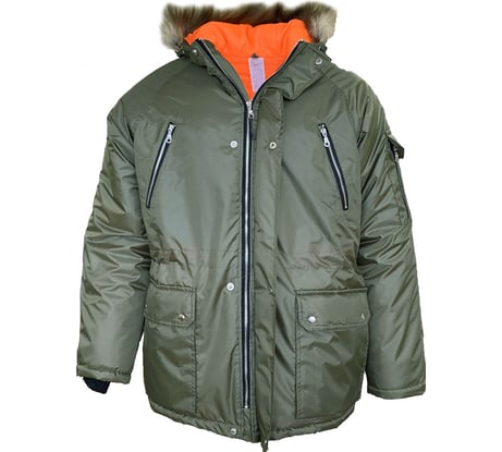 Куртка Спрут Аляска длинная, хаки, р. (48-50) 96-100/170-176 130226