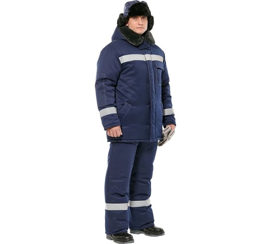 Костюм Эксперт Спецодежда Валдай-Норд, темно-синий, р. 44-46, рост 182-188 6446000045223 1