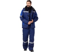 Зимний костюм Эксперт Спецодежда Страйк, темно-синий/василек, р. 56-58, рост 194-200 6446000063296