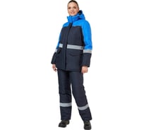 Женский костюм Эксперт Спецодежда Сунтар, темно-синий/василёк, р. 52-54, рост 170-176 6446000052641