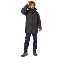 Удлиненная куртка Эксперт Спецодежда Аляска, черная, р. 56-58, рост 170-176 6446000057066