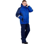 Куртка Эксперт Спецодежда Страйк, василек/темно-синий, зимняя, р. 52-54, рост 170-176 6446000033510