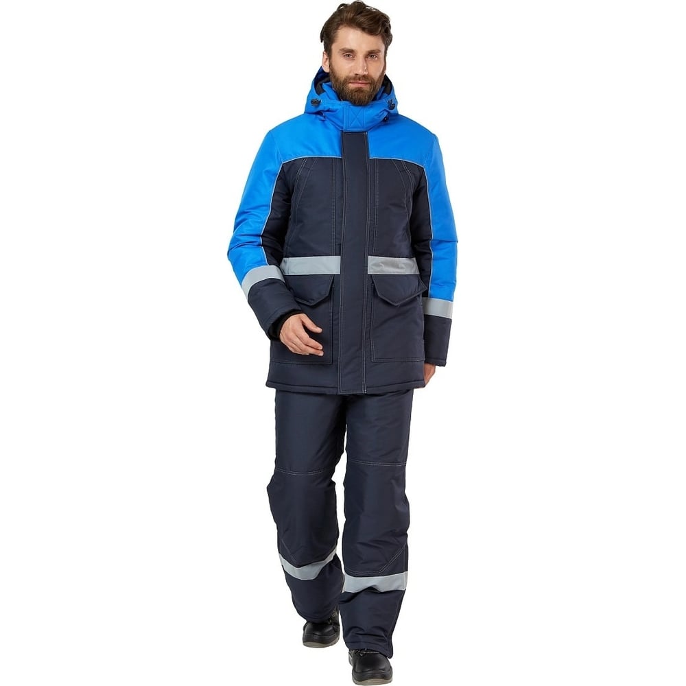 Куртка Эксперт Спецодежда Сунтар, темно-синий/василёк, р. 48-50, рост ...