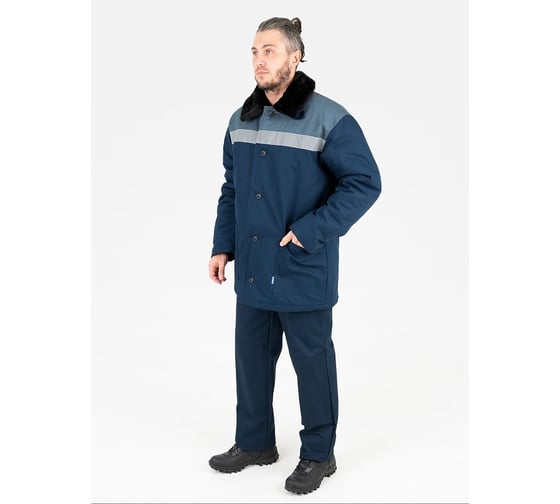 Утепленная куртка ООО ГУП Бисер Работник COTTON, размер 48-50, рост 182-188 4640100809224