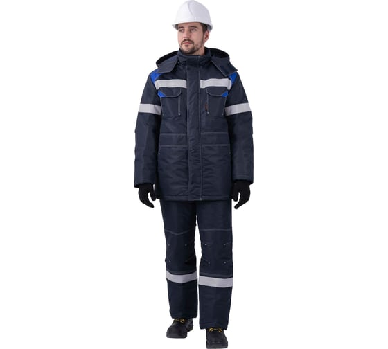 Зимний костюм ГК Спецобъединение СТАРАТЕЛЬ синий/васильковый Кос 204/120/182 1