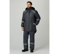 Зимняя куртка Факел Прогресс, тк.Оксфорд, темно-серый, размер 64-66, рост 182-188 87468241.012