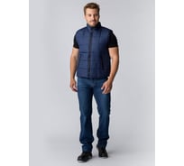 Утепленный жилет Факел Офис, тк.Дюспо, темно-синий, размер 56-58 87471184.005