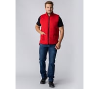 Утепленный жилет Факел Универсальный красный, размер 40-42 87468986.009