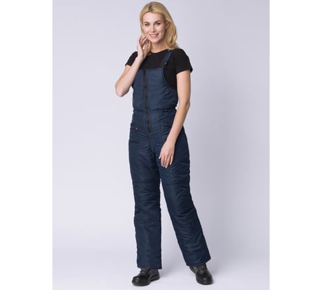 Зимний женский полукомбинезон Сакрин, ткань Таслан 135, темно-синий, 40-42; 170-176 Факел 87451220.022