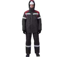 Зимний костюм ГК Спецобъединение СТАРАТЕЛЬ серый-красный Кос 203/96/170