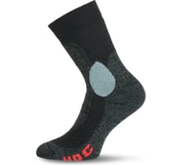 Носки Lasting HOC 005, polypropylene+acryl, черно-серые, размер L HOC-005L