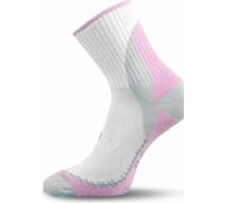 Носки Lasting cotton+polypropylene, бело-серо-розовый, размер L ILA381L
