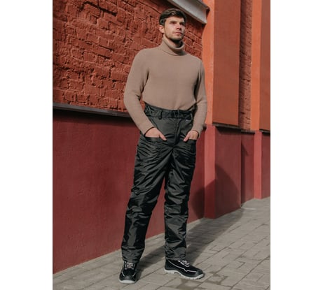 Утепленные брюки ООО ГУП Бисер Работник Black черные, р-р 56-58 рост 194-200 4670132020229