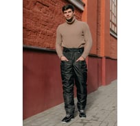 Утепленные брюки ООО ГУП Бисер Работник Black черные, р-р 60-62 рост 182-188 4670132020236