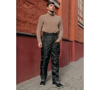 Утепленные брюки ООО ГУП Бисер Работник Black черные, р-р 64-66 рост 182-188 4670132020250